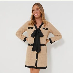 TUCKERNUCK TAN COCO TWEED DRESS SZ XS